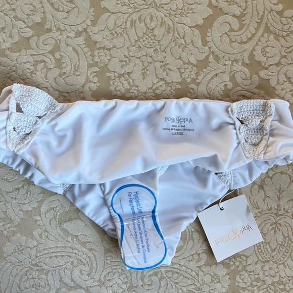 NWT Posh Pua Hakipu'u Bottom - Bright White (Size Large) - Picture 6 of 7